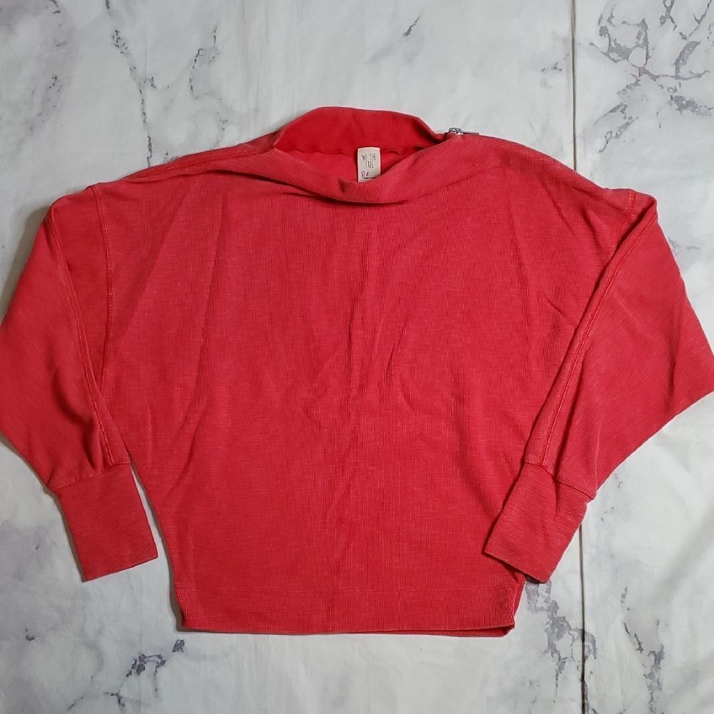We the Free Women's Sweater Zipper Detail Shoulder